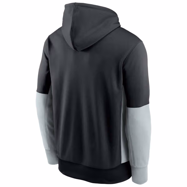 Las Vegas Raiders Color Block Nike Therma NFL Hoodie view 2