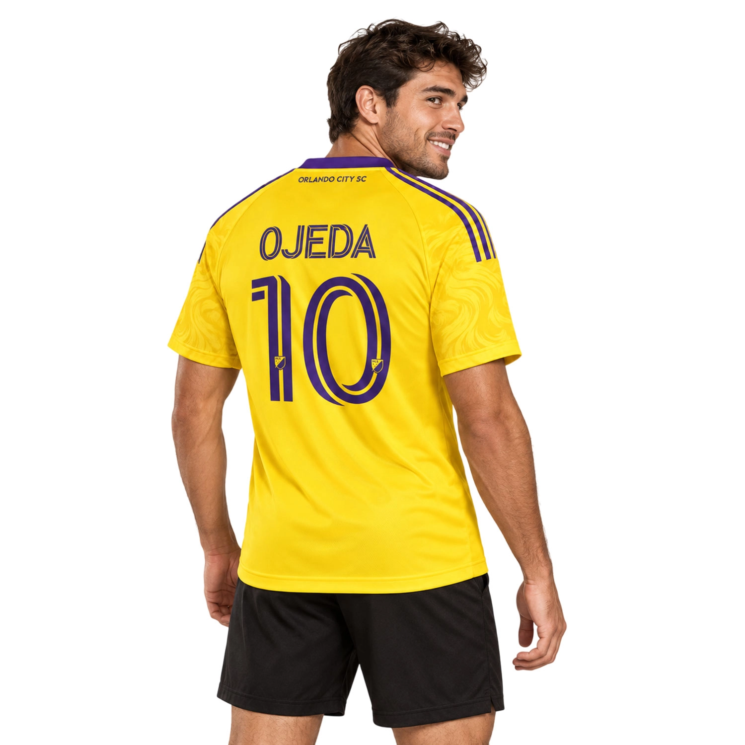 Martin Ojeda Orlando City Jersey Vibrant Yellow Soccer Shirt