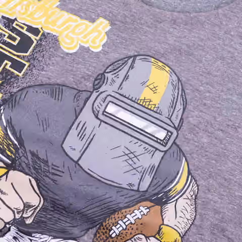 Pittsburgh Steelers Busting Loose TriBlend NFL T-Shirt (YOUTH) view 2