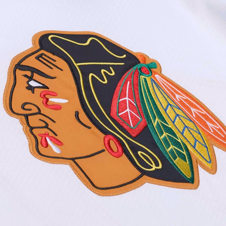 Jeremy Roenick #27 Chicago Blackhawks 1991-92 Premium Power Play NHL Jersey White view 5