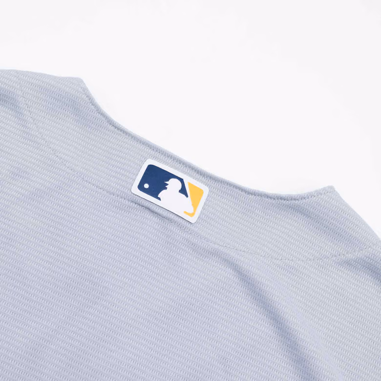 Milwaukee Brewers Nike MLB Road Jersey Gray view 5
