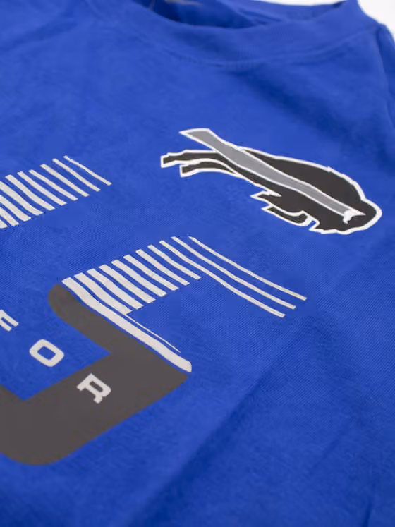 Buffalo Bills 2026 NFL Sideline Team Issue Dri-Fit T-Shirt Blue view 4