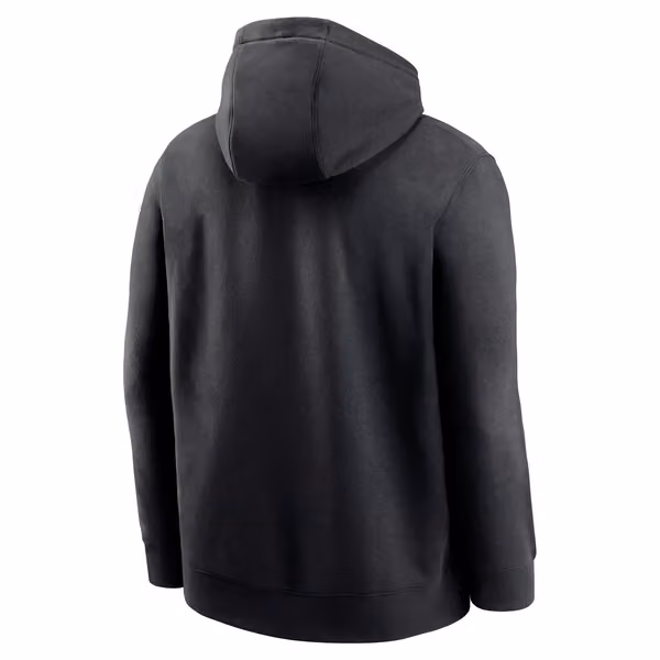 Pittsburgh Pirates Alternate Logo Nike Club Fleece MLB Hoodie Black view 2