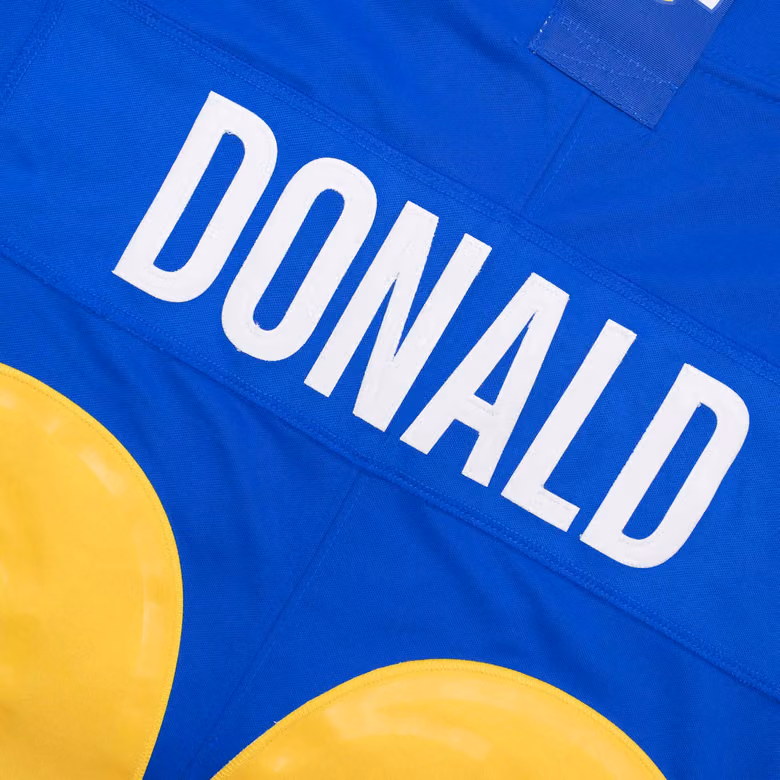 Aaron Donald #99 Los Angeles Rams Nike Vapor Limited NFL Jersey Blue view 4