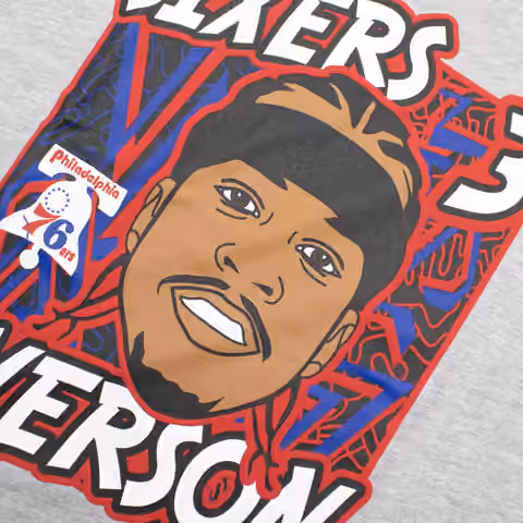 Allen Iverson Philadelphia 76ers Court King Youth NBA T-Shirt (YOUTH) view 3