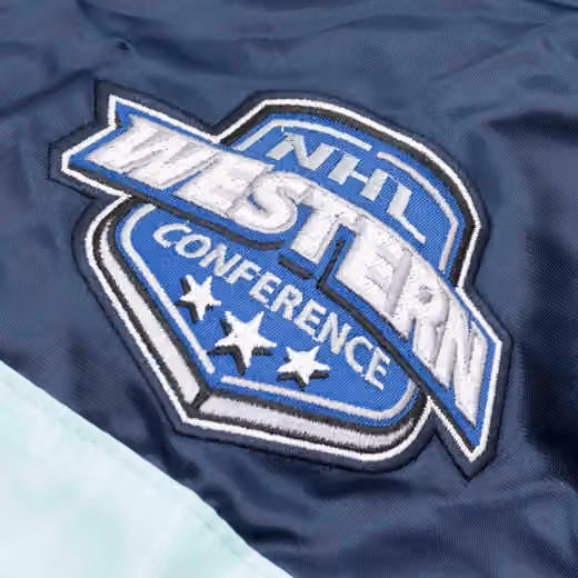 Seattle Kraken Home Game NHL Varsity Satin Jacket view 5