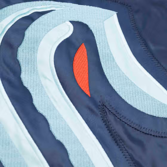 Seattle Kraken Home Game NHL Varsity Satin Jacket view 4