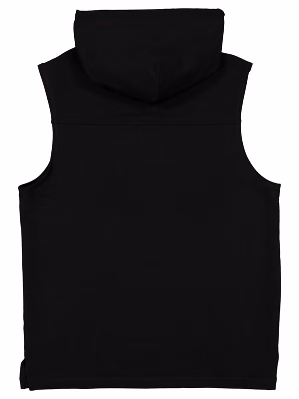 Detroit Lions 2026 NFL Sideline Sleeveless Hoodie Black view 2