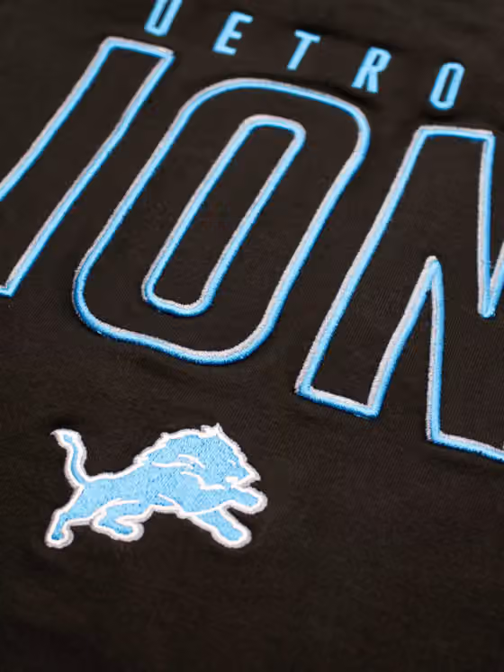 Detroit Lions 2026 NFL Sideline Sleeveless Hoodie Black view 4