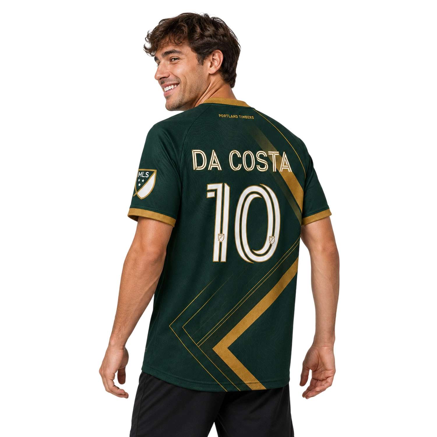 Portland Timbers Da Costa Jersey Remarkable Gold Stripe