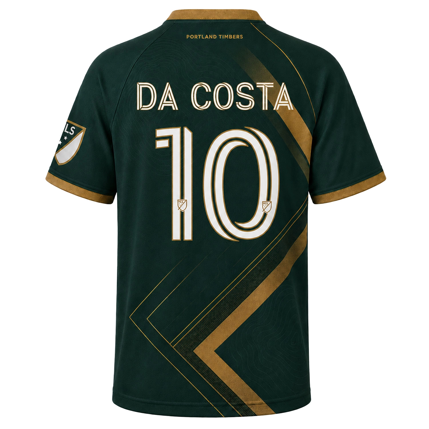 Portland Timbers Da Costa Jersey Remarkable Gold Stripe