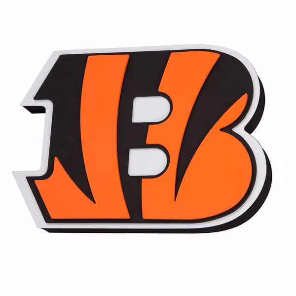 Cincinnati Bengals NFL 3D Foam Logo Wall Sign view 1