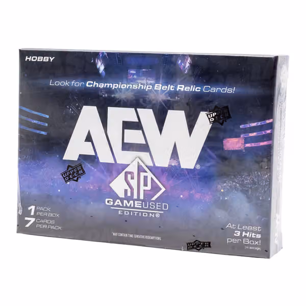 2025 Upper Deck AEW SP Game Used All Elite Wrestling Hobby Box view 1