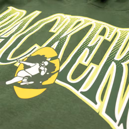 Green Bay Packers Throwback Full Blitz Club NFL Hoodie Green view 3