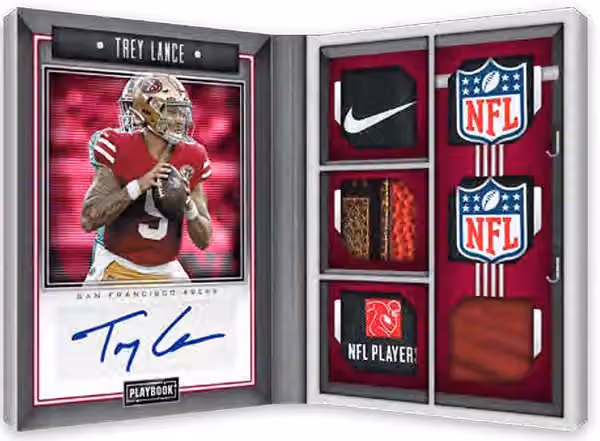 2021 Panini Playbook Football Hobby Box NFL view 2