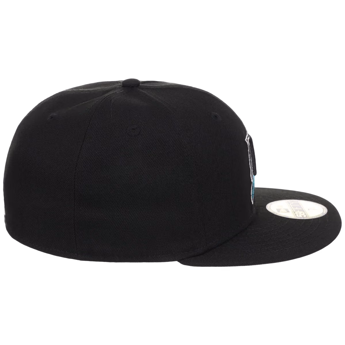 Florida Marlins MLB Cooperstown Authentic Collection New Era 59FIFTY (Black/Black) detail view