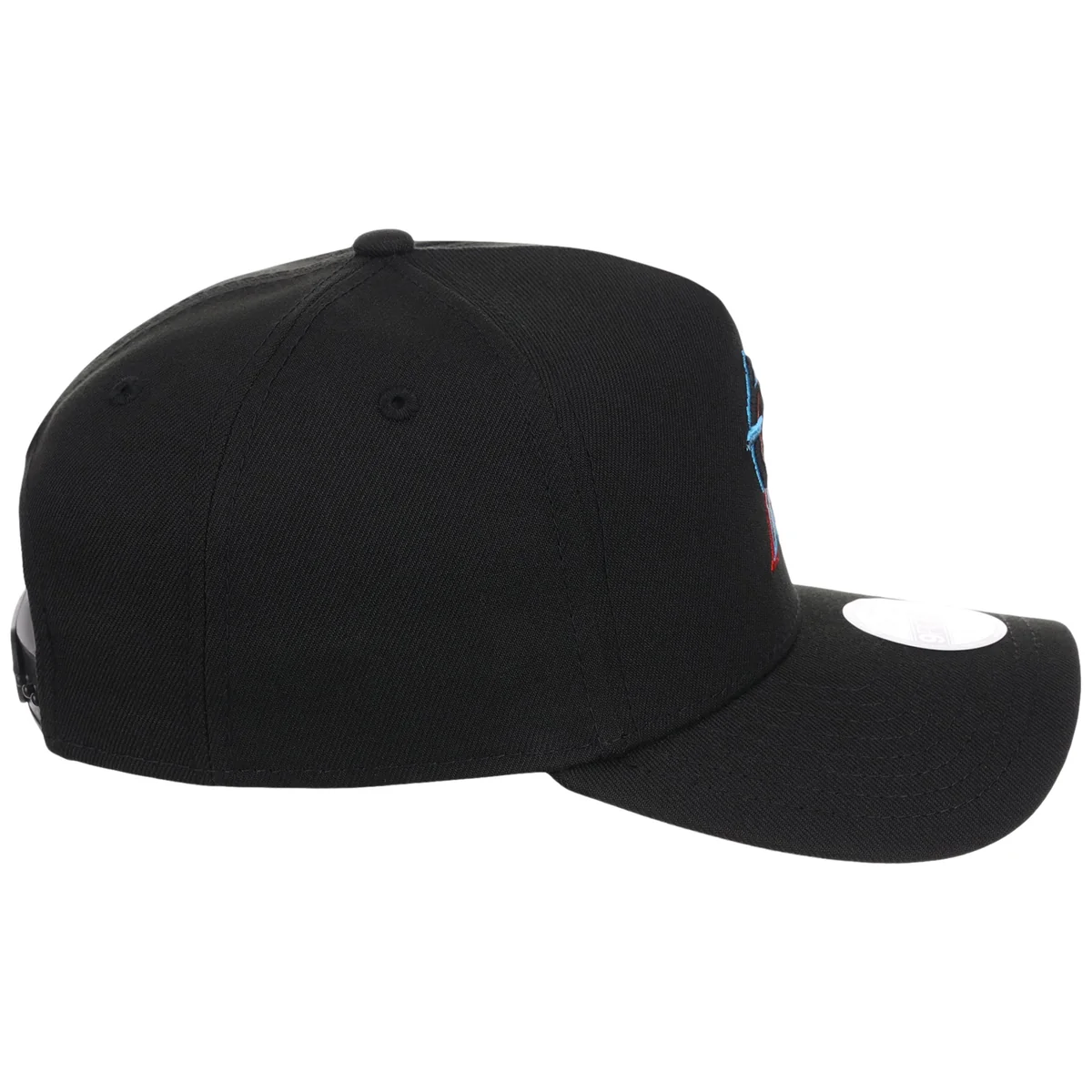 Miami Marlins Women's New Era 9FORTY OTC A-Frame detail view