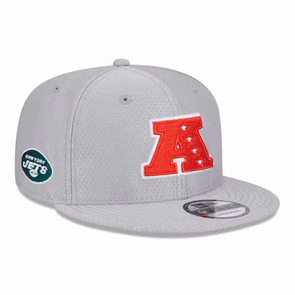 New York Jets AFC 2024 Pro Bowl New Era 9FIFTY Snapback NFL Cap Gray product photo