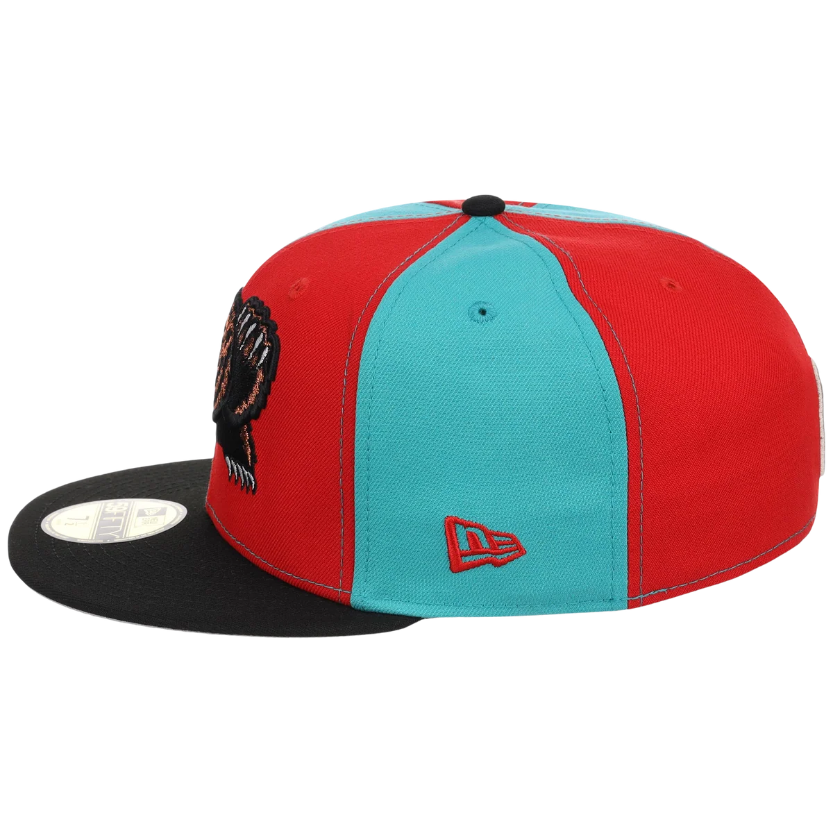 Vancouver Grizzlies NBA Pinwheel 2.0 New Era 59FIFTY detail view