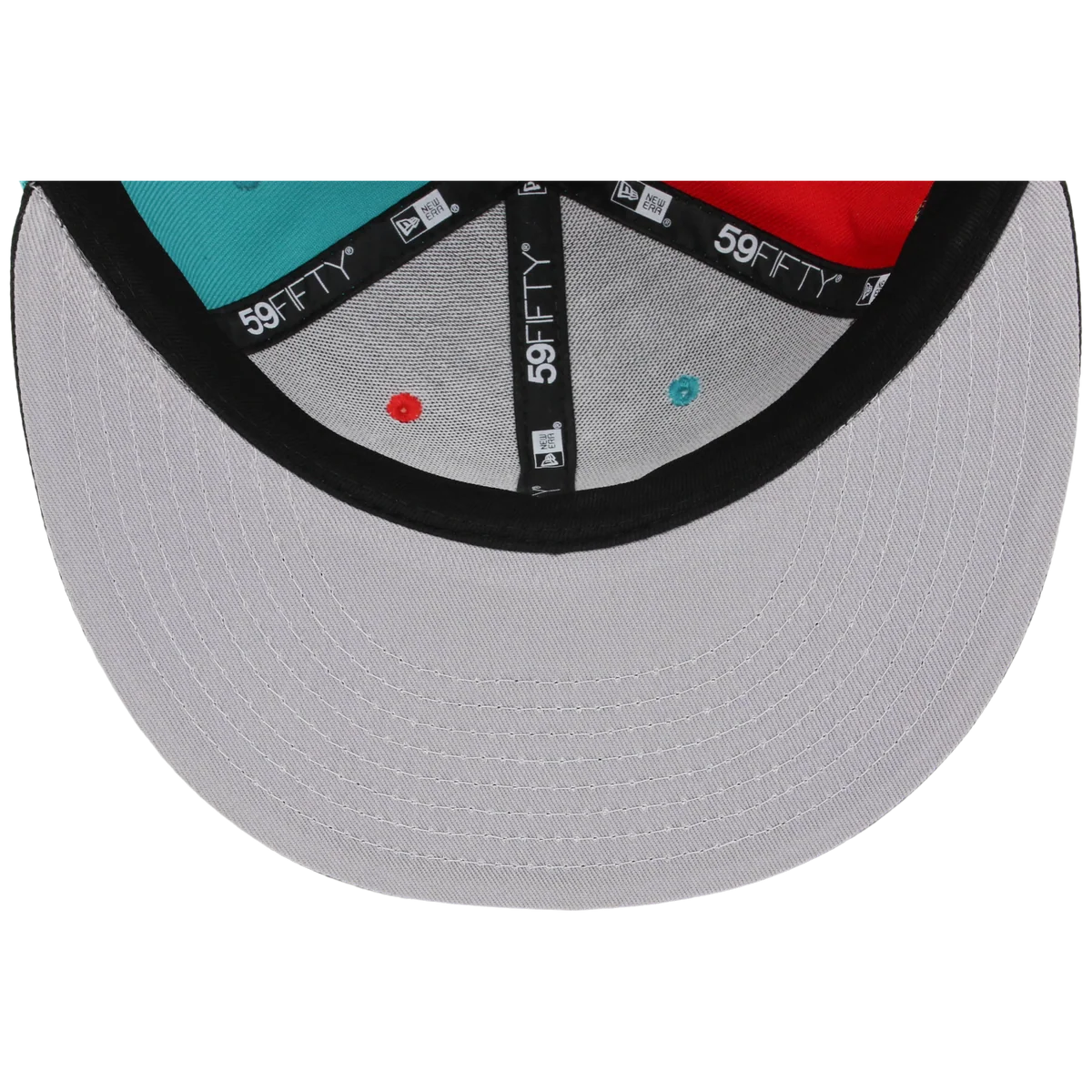 Vancouver Grizzlies NBA Pinwheel 2.0 New Era 59FIFTY back view