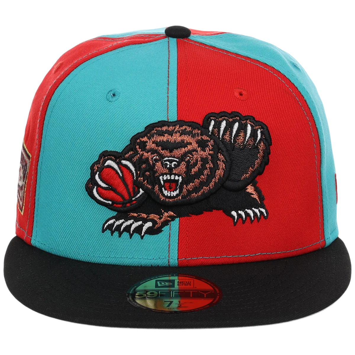 Vancouver Grizzlies NBA Pinwheel 2.0 New Era 59FIFTY detail view