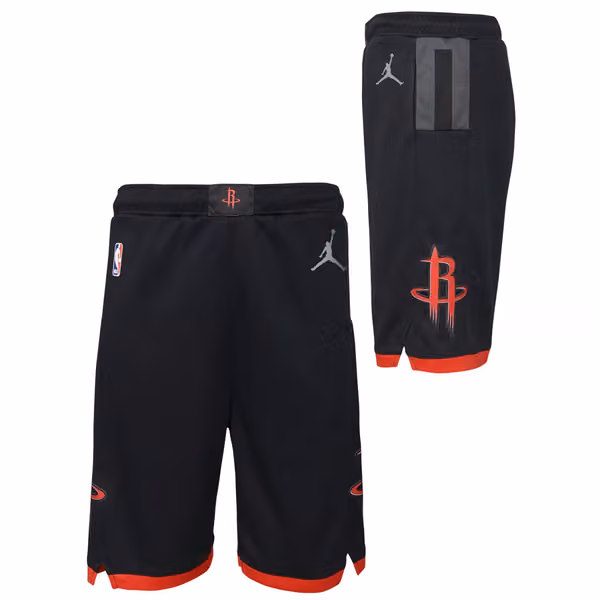Houston Rockets Jordan Swingman NBA Shorts Black (YOUTH) view 1