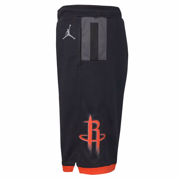 Houston Rockets Jordan Swingman NBA Shorts Black (YOUTH) view 3