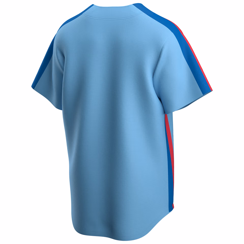 Montreal Expos Cooperstown Collection Nike MLB Jersey Blue view 2