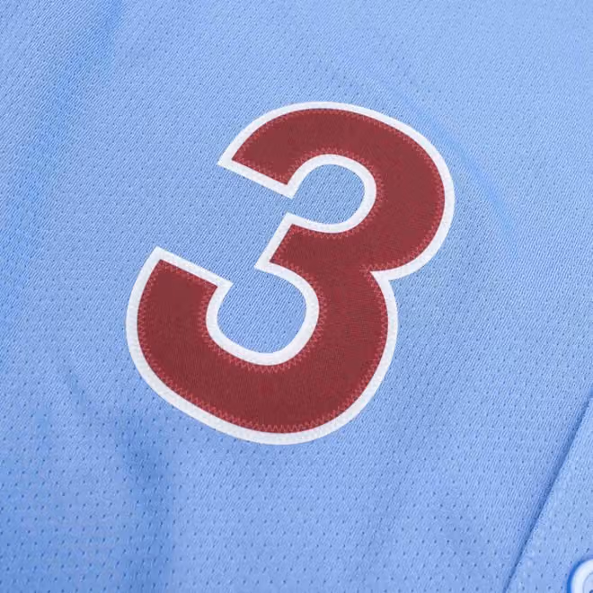 Bryce Harper #3 Philadelphia Phillies Nike Limited MLB Jersey Blue view 5