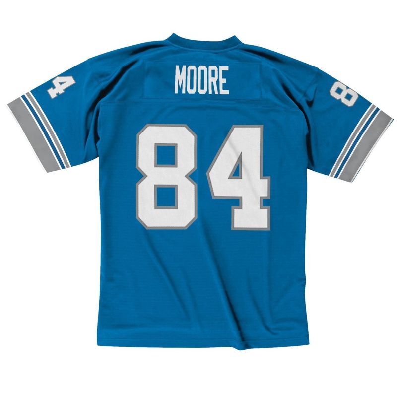 Herman Moore #84 Detroit Lions Mitchell & Ness Legacy Throwback NFL Jersey Blue view 2