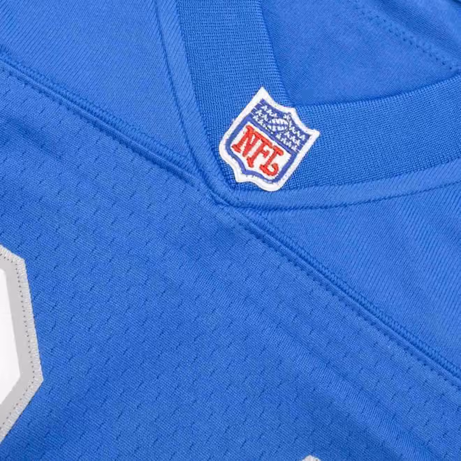 Herman Moore #84 Detroit Lions Mitchell & Ness Legacy Throwback NFL Jersey Blue view 4
