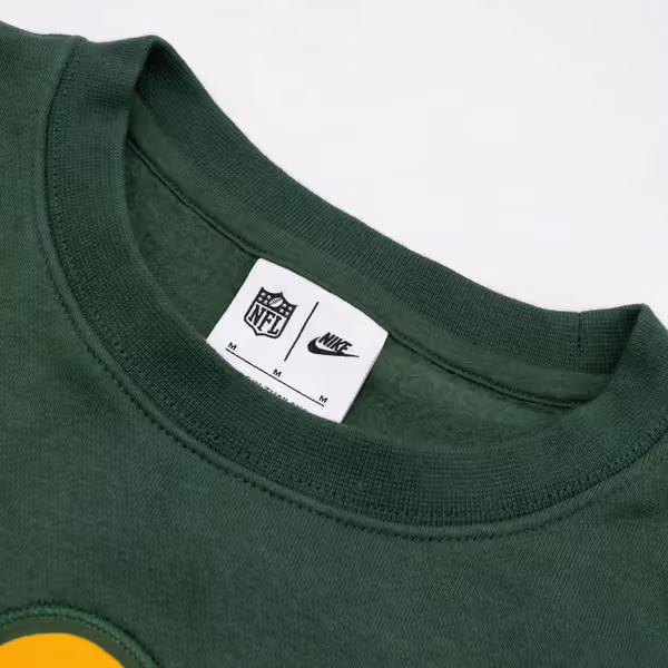 Green Bay Packers Swing Pass NFL Rewind Club Crew Green view 4