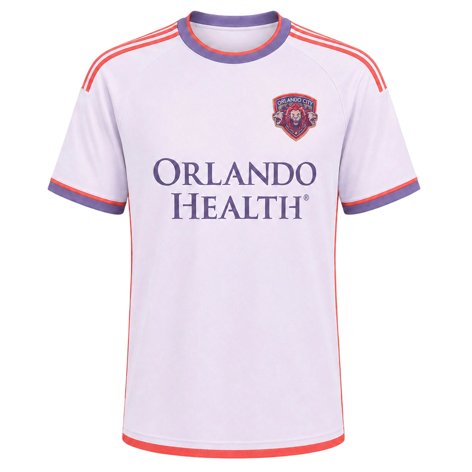 Orlando City Martin Ojeda Jersey Vibrant White Purple Style