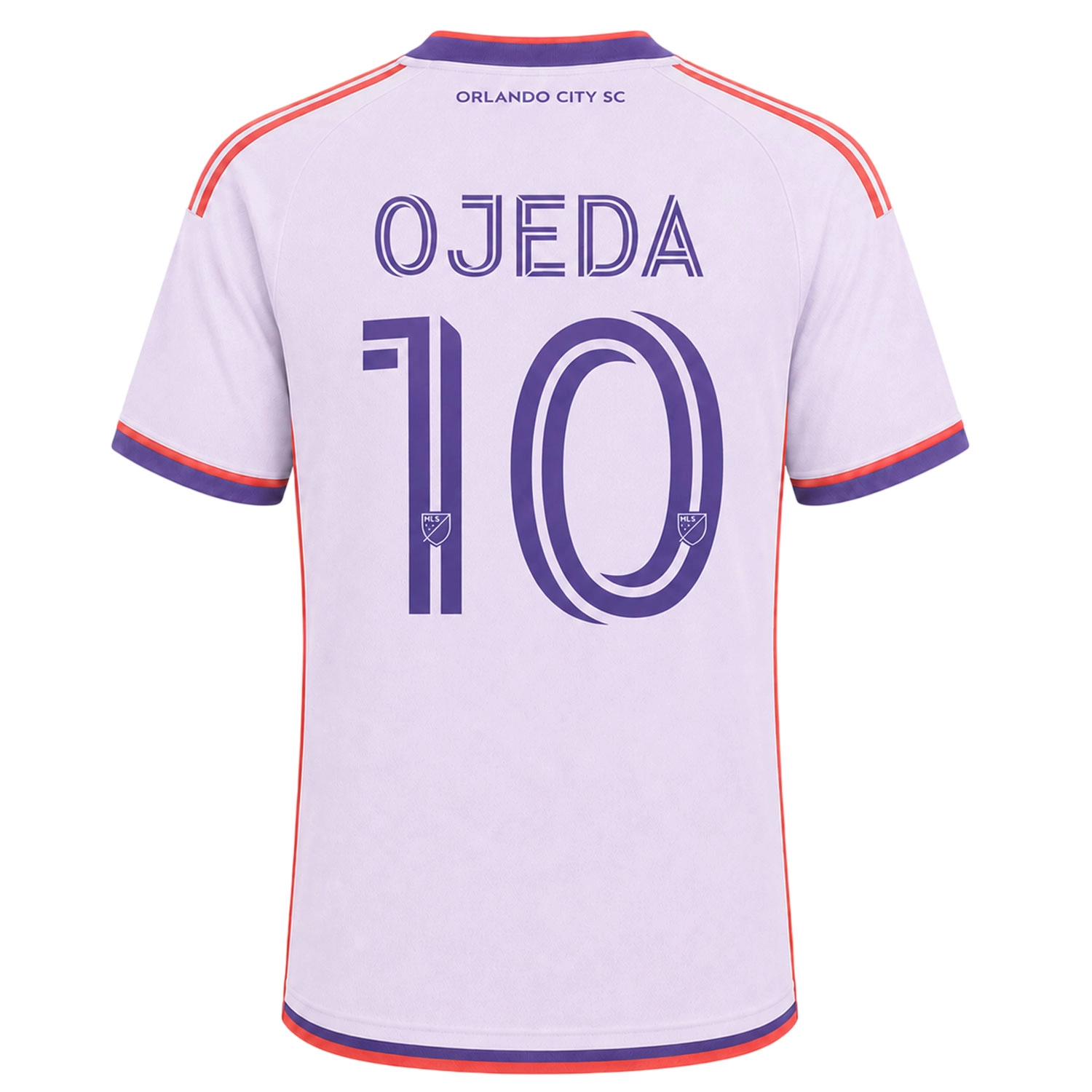 Orlando City Martin Ojeda Jersey Vibrant White Purple Style