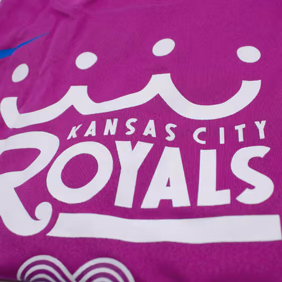 Kansas City Royals City Connect Legend MLB T-Shirt Purple view 3