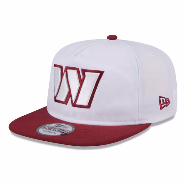 Washington Commanders 2024 NFL Training Camp New Era Golfer Snapback Cap White product photo