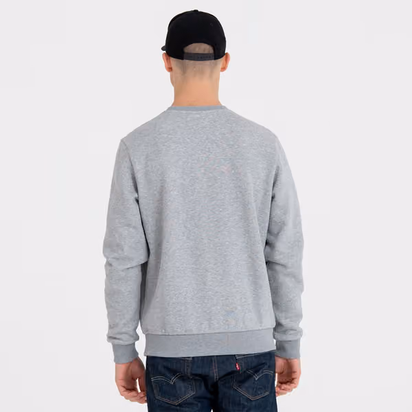 New York Yankees Logo Crewneck MLB Sweatshirt Grey view 2