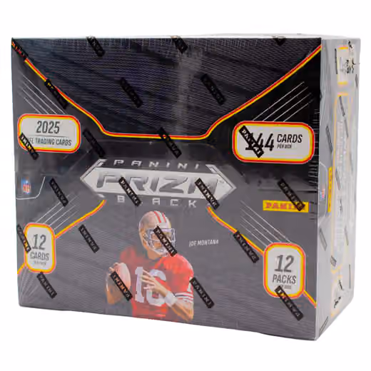 2025 Panini Prizm Black Football NFL Hobby Box view 1