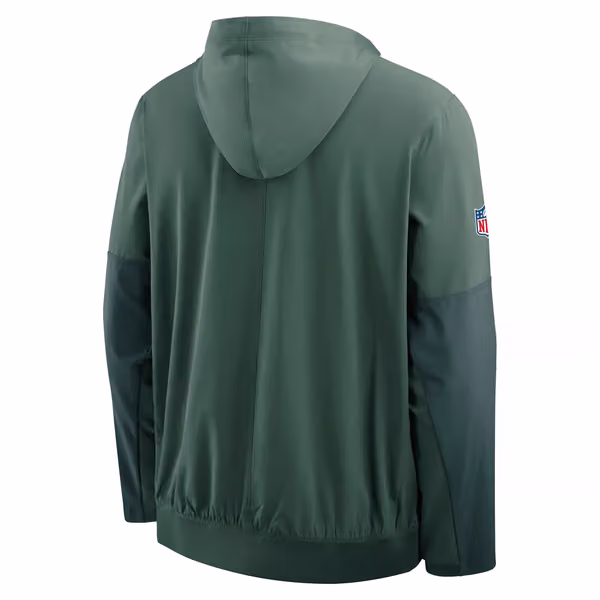 Green Bay Packers Nike Sideline Half-Zip Anorak NFL Jacke Green view 2