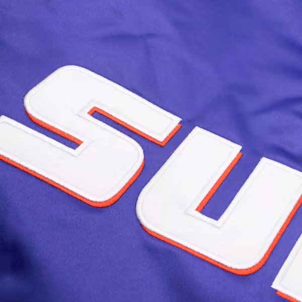 Phoenix Suns Mitchell & Ness Heavyweight Satin NBA Jacket view 5