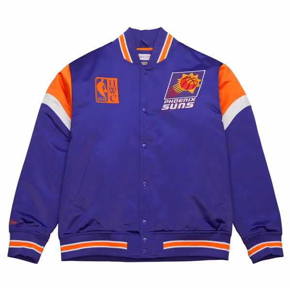 Phoenix Suns Mitchell & Ness Heavyweight Satin NBA Jacket view 1