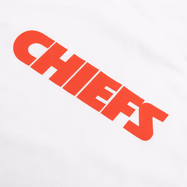 Kansas City Chiefs 2024 NFL Sideline Nike Dri-FIT Coach UV Top White view 4