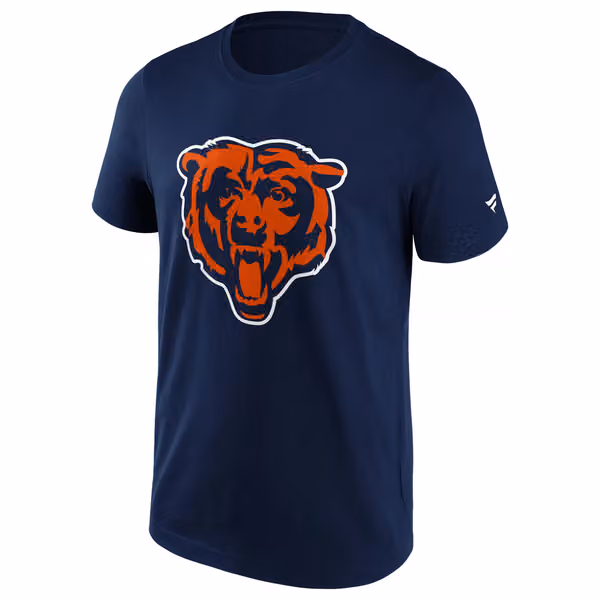 Chicago Bears Primary Logo NFL T-Shirt Navy view 1