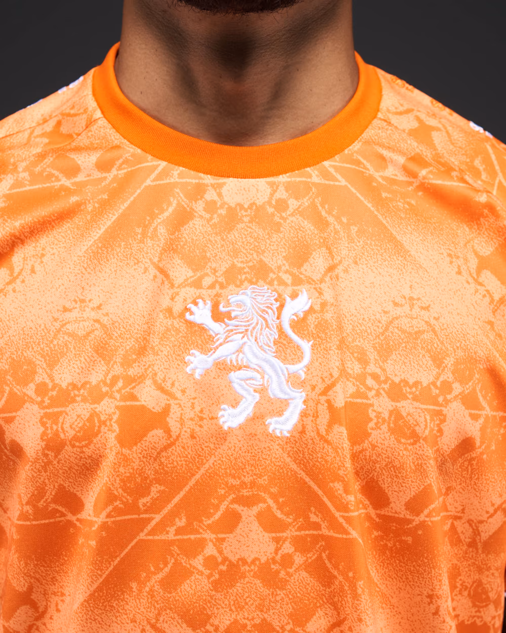 Jersevo Custom Personalized Netherlands Heritage Jersey (2026WC Edition) crest detail