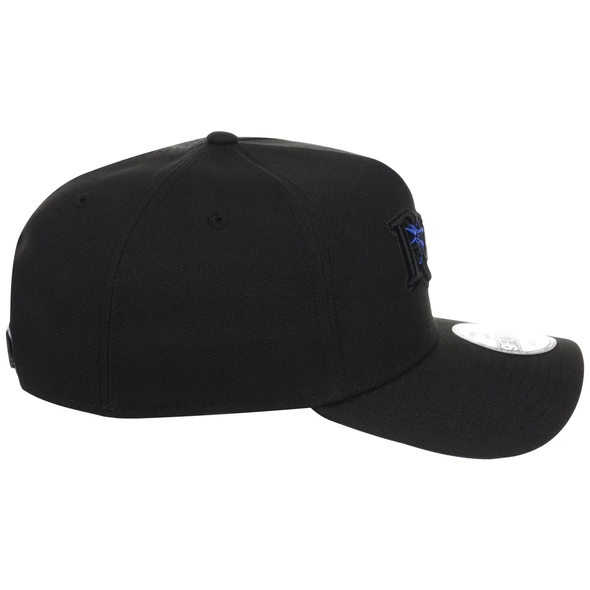 Tampa Bay Rays MLB Black x Royal FASHION CORE New Era 9FORTY A-Frame detail view