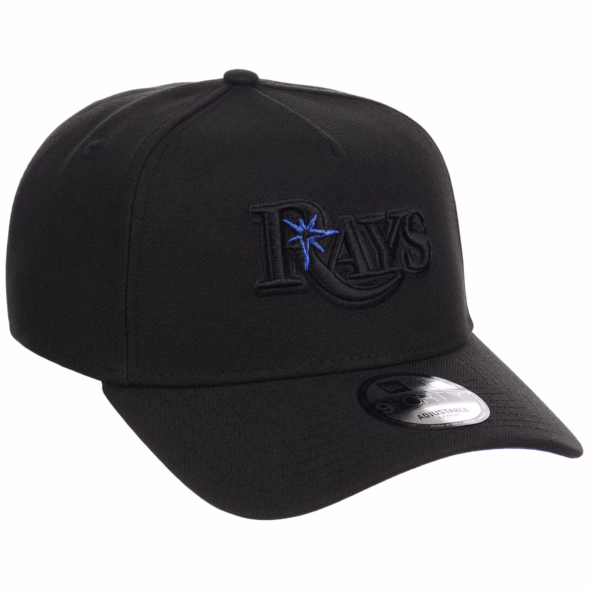 Tampa Bay Rays MLB Black x Royal FASHION CORE New Era 9FORTY A-Frame front view