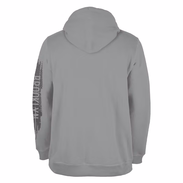 Brooklyn Nets 2024 NBA Tip-Off New Era Hoodie Gray view 2