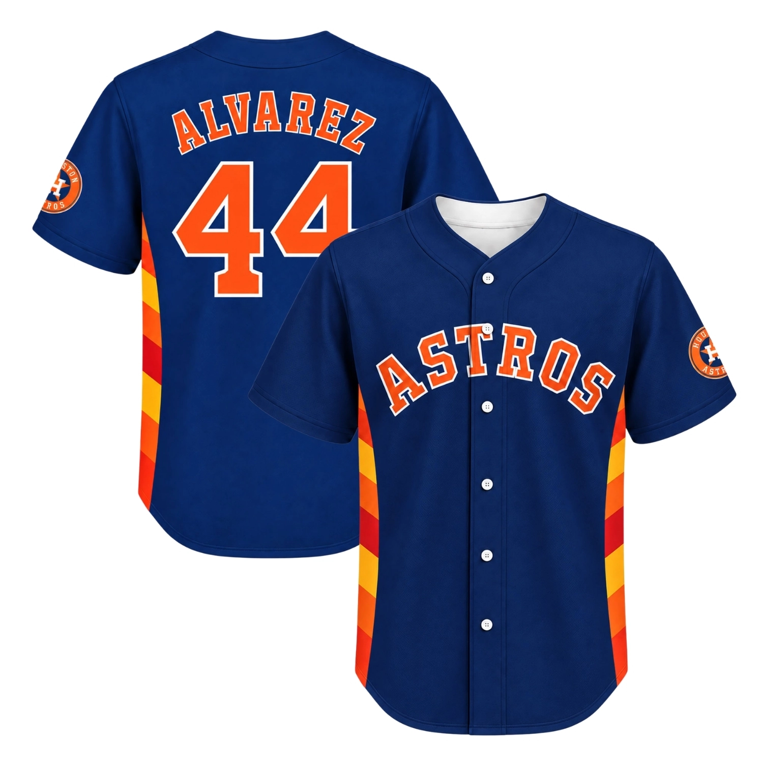 Yordan Alvarez Houston Astros Jersey Dynamic Colorblock