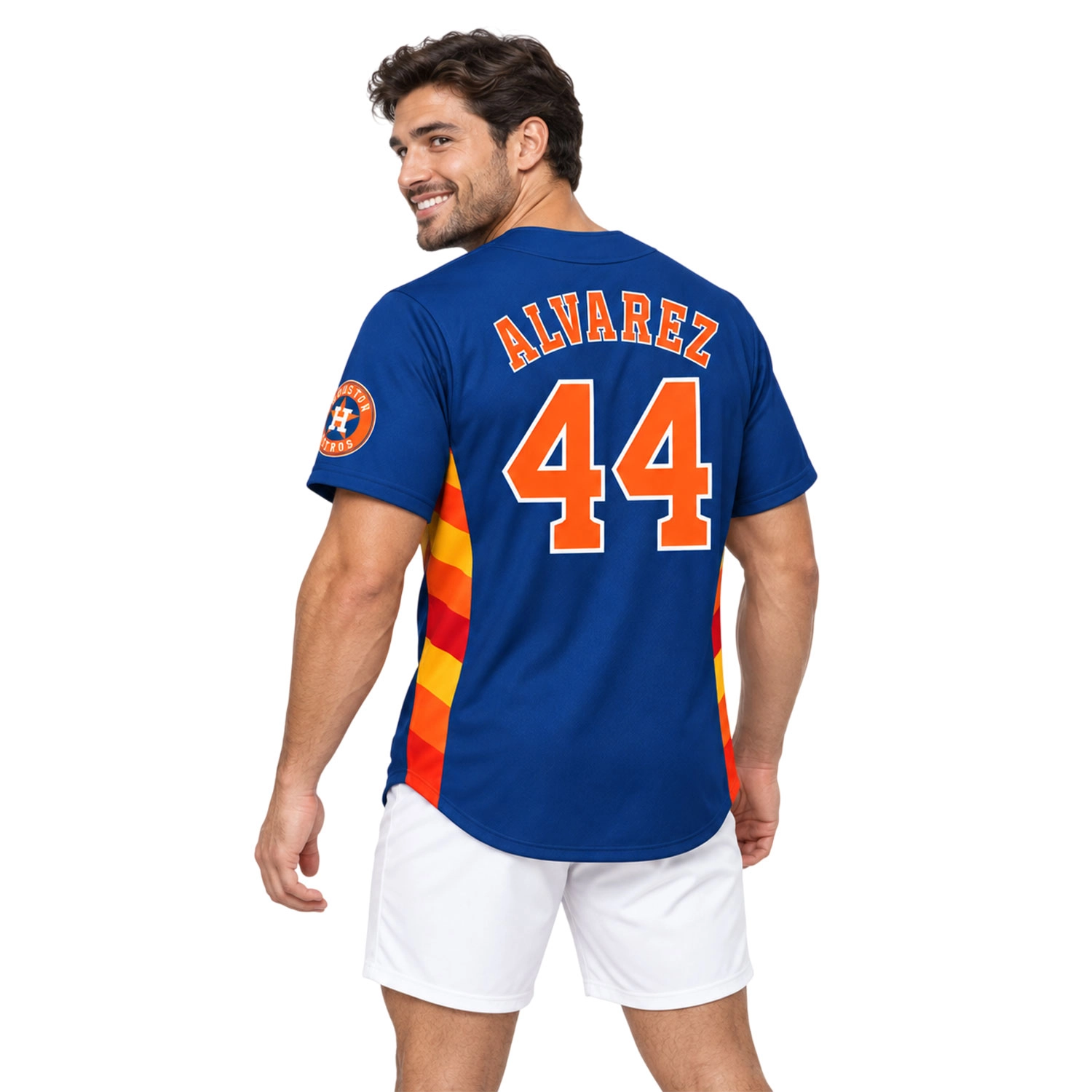 Yordan Alvarez Houston Astros Jersey Dynamic Colorblock