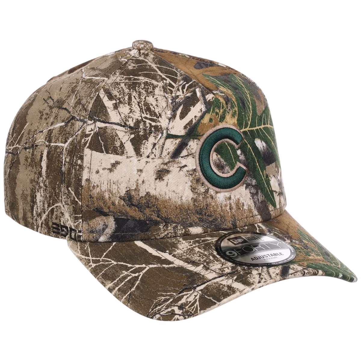 Chicago Cubs MLB Realtree FASHION CORE New Era 9FORTY A-Frame front view